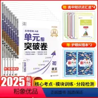 [9本]语数英物化生政史地 高中通用 [正版]2025新版高中单元突破卷名卷精编A版数学物理化学生物语文英语政治历史地理