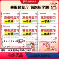 热卖❤️寒假预复习一本通 小学一年级 [正版]荣恒2024新版寒假预复习作业一本通小学一二三四五六年级上册语文数学英