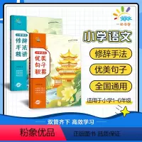 2本★优美句子+修辞手法 小学通用 [正版]一起同学小学语文优美句子积累大全修辞手法精讲专项训练 小学生一二三四五六年级
