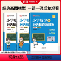 小学数学30天精通画图法 小学通用 [正版]荣恒 小学数学30天精通画图法全套3册通用版一二三四五六年级上下册数学专项思