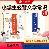 (全8册)小学文学常识一本全[知识点汇总+集训手册+字词训练1.0六本] [正版]时光学小学文学常识一本全小学必背语文基