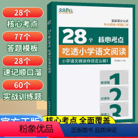 28个核心考点吃透小学语文 [正版]2024版小学语文阅读理解28个核心考点吃透小学语文阅读一二三四五六年级通用版核心重