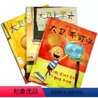 [正版]大卫不可以绘本系列全套3册 启发大卫香农精装儿童绘本 大卫上学去+不可以+惹麻烦 3-6-7周岁幼儿入园准备早