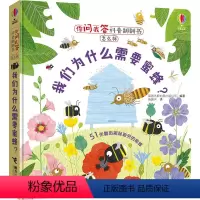 [正版]接力出版社你问我答科普翻翻书 怎么样 我们为什么需要蜜蜂 3-6岁儿童科普启蒙读物专为学前儿童打造 科普百科图