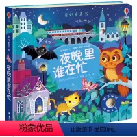 [正版]接力出版社尤斯伯恩奇妙发声书·夜晚里谁在忙 0-3岁宝宝玩具书启蒙早教认知 纸板精装耐撕耐磨 圆角设计安全阅读