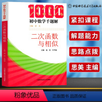 二次函数与相似 初中通用 [正版]初中数学千题解 二次函数与相似 思美数学解题技巧 二次函数三角形 初中数学培优基础教