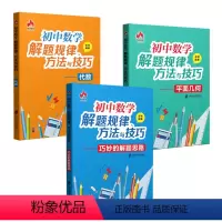 [套装3册]平面几何+代数+解题思路 初中通用 [正版]全3册 初中数学解题规律方法与技巧 平面几何+代数+巧妙的解题思