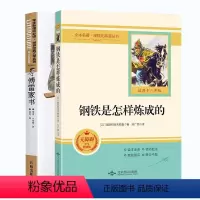 傅雷家书+钢铁是怎样炼成的 八年级/初中二年级 [正版]钢铁是怎样炼成的和傅雷家书原著初中生完整版八年级下册阅读课外书初