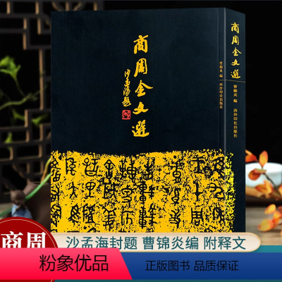 [正版]商周金文选 沙孟海封题曹锦炎编碑 266件青铜器铭文拓片戍嗣鼎戍寅鼎甲骨文大篆籀文古文字金文书法毛笔临摹练字帖