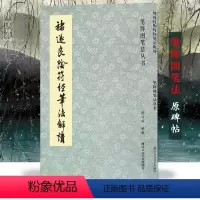 [正版]褚遂良隂符经笔法解读 大字阴符经高清原碑帖+技法教程 历代碑帖精粹碑帖 楷书习字帖法帖临摹笔阵图笔法丛书褚体楷