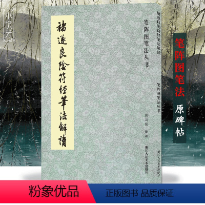 [正版]褚遂良隂符经笔法解读 大字阴符经高清原碑帖+技法教程 历代碑帖精粹碑帖 楷书习字帖法帖临摹笔阵图笔法丛书褚体楷