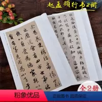 [正版]赵孟頫行书2册 赵孟頫洛神赋+归去来辞 前后赤壁赋 赵体行书作品集高清原碑帖全貌精选放大本 毛笔书法字帖行书临