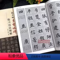 [正版]颜真卿多宝塔碑临习技法精解 颜体楷书八开米字格技法解析原碑帖历代名家碑帖 初学者毛笔书法入门颜集字帖临摹墨迹本