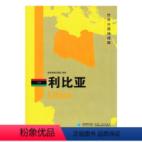 [正版]利比亚地图 新版 世界分国地理图 精装袋装 双面内容 加厚覆膜防水 折叠便携 约118*83cm 自然文化交通