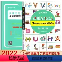 英语单词快速记忆法 小学通用 [正版]木叉教育四维记忆法小学生通用版3-6年级单词听写单词描红循环训练艾宾浩斯遗忘曲线本