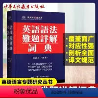 英语语法难题详解词典 [正版]英语语法难题详解词典 张鑫友英语系列 供大中学英语教师和语言学习及研究者 学术专著研究参