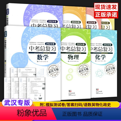 武汉专版中考总复习[数理化]三本 [正版]2024年中考总复习语文数学英语物理化学历史道德与法治武汉专版 初中初三九年级