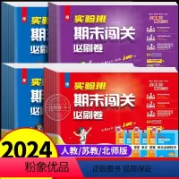 [3本]语文+数学+英语(人教版) 三年级下 [正版]2024春实验班期末闯关必刷卷一年级下册二三四五六小学语文数学英语