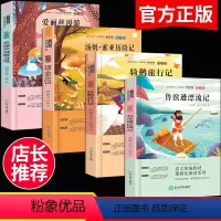 [正版]快乐读书吧六年级下册文学经典书目全套4册鲁滨逊漂流记 汤姆索亚历险记 爱丽丝漫游奇境 骑鹅旅行记小学生6年级课