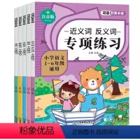 [1-6年级通用]词语专项练习全套5册 [正版]小学语文词语积累大全训练 成语训练大全近义词反义词人教版重叠词语aabb