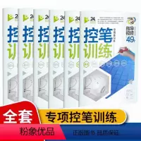 全套6册 [正版]控笔训练字帖全6册 小学生一年级二年级三年级四五六年级练字帖 1-6年级正姿控笔训练字帖点阵笔画硬笔书