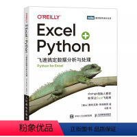 [正版]Excel+Python 飞速搞定数据分析与处理人民邮电 python编程从入门到实战办公软件应用从入门到精通