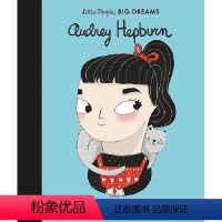 [正版]小女孩,大梦想:奥黛丽·赫本 Audrey Hepburn 英文原版 精装绘本 名人传记 Little Peo