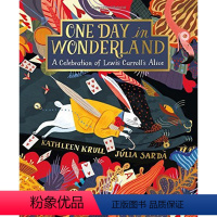 [正版]精装 英文原版 Julia Sarda 插画绘本 爱丽丝梦游仙境 One Day in Wonderland: