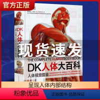 DK人体大百科 [正版]DK人体大百科涂色版儿童少儿百科全书幼儿读物科学绘本故事6-10岁科普dk人体少儿大百科书籍人体