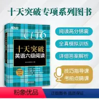 [正版]2024年6月英语十天突破英语六级阅读 备考六级cet6级考试阅读专项训练词汇理解长篇阅读模拟题搭听力写作翻译