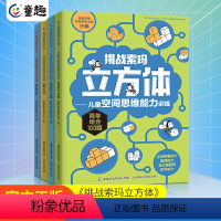 [正版]挑战索玛立方体书全套4册 儿童空间思维能力训练3-5-6-9岁儿童幼儿早教书儿童益智书思维训练读物 索玛立方体