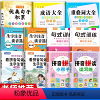 推荐[一年级]拼音全套+字词句强化套装[共11本] 小学一年级 [正版]一年级拼音拼读专项训练生字注音读音选择小学语文上