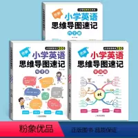 [大开本]英语作文+单词+句子[3本] 小学通用 [正版]小学生英语作文晨读口语练习美文范文示范大全带音频 思维导图法写
