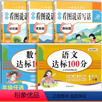 [下册]看图说话写话+同步测试卷 共5本 小学一年级 [正版]看图写话一年级老师人教版语文阅读理解专项训练范文大全小学