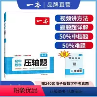 中考数学压轴题 全国通用 [正版]一本九年级数学压轴题2024初中数学有理数方程初三数学必刷题上下册通用中考数学专题训练