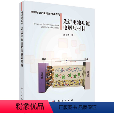 [正版]书籍 先进电池功能电解质材料 陈人杰基于多电子反应理论各类新型二次电池关键技术研究方向电解质材料创新工作中模拟