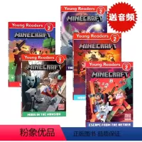 我的世界分级读物5册 [正版]我的世界英文版分级读物2级5册合售 进口英文原版 Minecraft Young Read