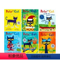 皮特猫6册 [正版]Pete the Cat系列皮特猫英文原版绘本 好性格养成书 吴敏兰常青藤爸爸书单 图画故事书3-6
