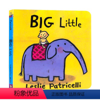 [正版]进口英文原版 Big Little 大与小 leslie patricelli 小毛孩系列 一根毛 幼儿行为