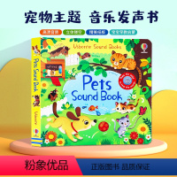 [正版]Usborne宠物音乐按键发声书 英文原版绘本 Pets Sound Book 宝宝早教启蒙英语绘本纸板玩具书