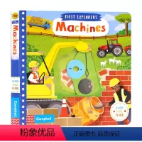 [正版]进口英文原版 小小探险家系列机关操作书机器 First Explorers Machines 儿童科普启蒙认知
