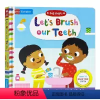 [正版]Big Steps系列 让我们刷牙吧 英文原版绘本 Let's Brush our Teeth 儿童性格行为习