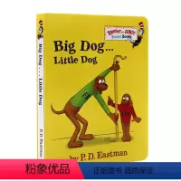 [正版]大狗小狗 苏斯博士儿童纸板书系列 进口英文原版绘本 Big Dog Little Dog 名家PD Eastm