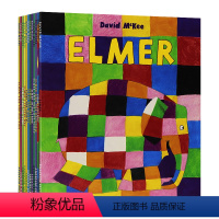 [正版]花格子艾玛经典绘本 Elmer 花格子大象艾玛12册 英文原版绘本 吴敏兰书单 平装大开本 图画书 David