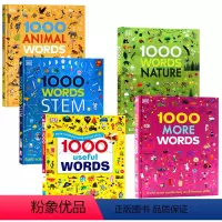 [5册套装]DK图解词典 [正版]dk1000词 常用词自然动物科学1000 Useful Words 英文原版 插图图