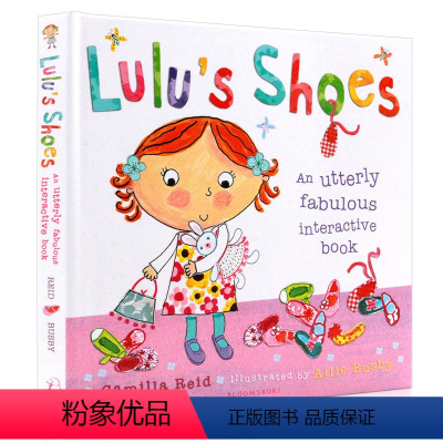 [正版]露露的鞋子 Lulu's Shoes 英文原版绘本 幼儿童英语启蒙趣味认知图画故事书 精装操作翻翻书籍 亲子阅