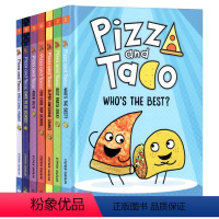 披萨饼与玉米片7册合集 [正版]披萨饼与玉米片1-7册 Pizza and Taco Wrestling Mani 英文