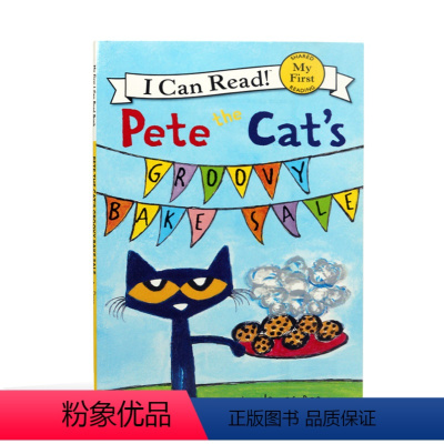[正版]进口英文原版 I Can Read Pete the Cat 皮特猫系列 Groovy Bake Sale 糕
