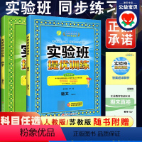 [2本套装]语数-江苏专用 一年级下 [正版]2024春季新版 实验班提优训练一年级下册江苏苏教版 练习类 1年级下小