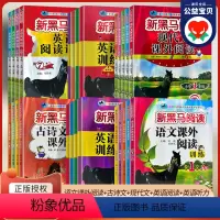 古诗文课外阅读 小学一年级 [正版]2024年新版新黑马阅读现代文课外阅读语文英语阅读理解专项训练同步拓展A版B版一年级